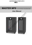 uninterruptible power supply master mps