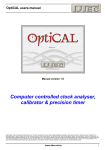 OptiCAL users manual