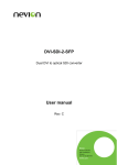 DVI-SDI-2-SFP User manual