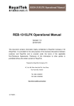 REB-1315LPX Operational Manual