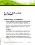 Pre-Sure™ ChIP Antibody Validation Kit