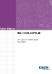 Advantech IDK-1112 User Manual