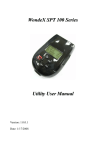 WondeX SPT 100 Series Utility User Manual - GPS