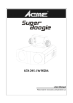 (ACME) Super Boogie RGBA User manual