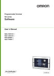 NA Series Programmable Terminal Software User`s Manual