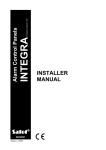 INSTALLER MANUAL