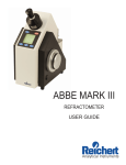 ABBE MARK III - Reichert Technologies: Analytical Instruments