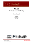 NEAT New Eagle Automated Testing User Manual