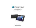 INTERNET TABLET User Manual