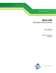 Model 3480 Electrospray Aerosol Generator Manual