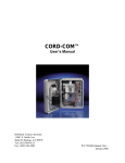 CORD-COM USER`S MANUAL