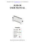 iLED-30 USER MANUAL