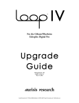 LoopIV v.1.1 Upgrade Manual