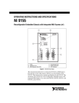 NI 9155 Operating Instructions and Specifications