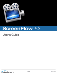 ScreenFlow User`s Guide