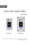 2-Wire Video Outdoor Station