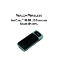 Your AirCard 595U USB modem