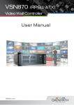 VSN870 wall controller user manual