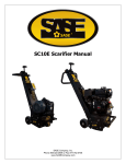 SC10E Scarifier Manual