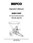 BEFCO Baby Hop 103, 106 (US) - German