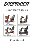 Heavy Duty Scooters User Manual
