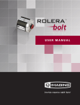 Rolera Bolt User Manual