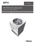 Marley MD counter flow cooling tower user manual