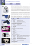 Jencons laboratory catalogue UV visible spectrophotometers