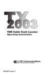 TX2003 Manual.cdr - BI Communications