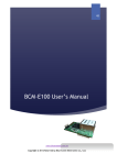 BCM-E100 User`s Manual - Blue