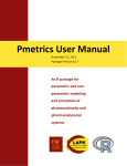 Pmetrics User Manual - Laboratory of Applied Pharmacokinetics