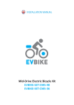 Mid-Drive Electric Bicycle Kit EVBIKE-SET-CMS-48 EVBIKE
