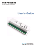 USB-PDISO8/40 User`s Guide