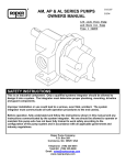 Sanitary Pump---User`s Manual: