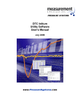DTC Initium Utility Software User`s Manual July 2006