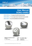 User Manual SONO-VARIO