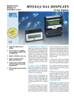 MTL643/644 DISPLAYS