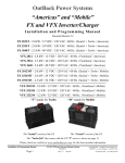 FX Inverter manual