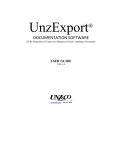UnzExport® User Manual