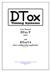 DTox P Manual