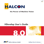 HDevelop User`s Manual