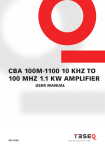 601-294A - CBA 100M-1100 User Manual english.indd