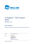 3-Heights™ PDF OCR Import Shell, User Manual