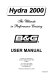 USER MANUAL