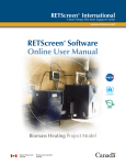 RETScreen - Biomass Heating Project Model