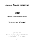 M2 Manual - Lycian Stage Lighting