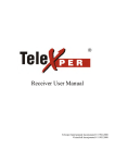 Receiver User Manual