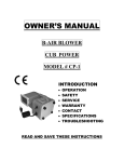 OWNER`S MANUAL - Air Conditioner Home