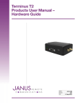 Terminus T2 Products User Manual – Hardware Guide