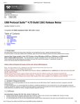 USB Protocol Suite™ 4.75 Build 1561 Release